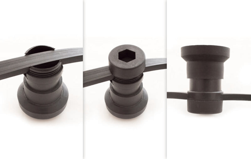 Losse fitting prikkabel met inbus schroefdop F2