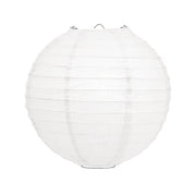 Lampionnen pakket 18 stuks - Groene en witte papieren lampionnen
