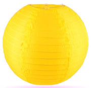 Nylon lampion ei-geel voor buiten - 35 cm