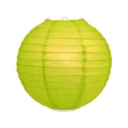 Lichtgroene lampion rijstpapier 35 cm