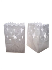 Kerstmix kaarszakjes 5 verschillende designs - 10 stuks
