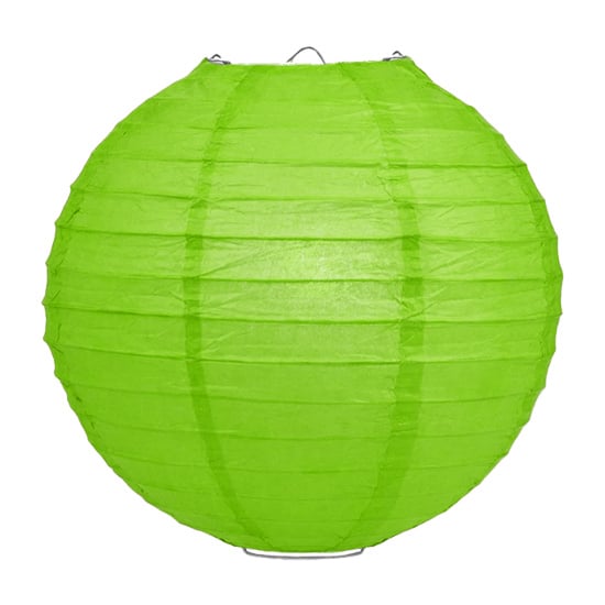25x groene papieren lampionnen van 50 cm