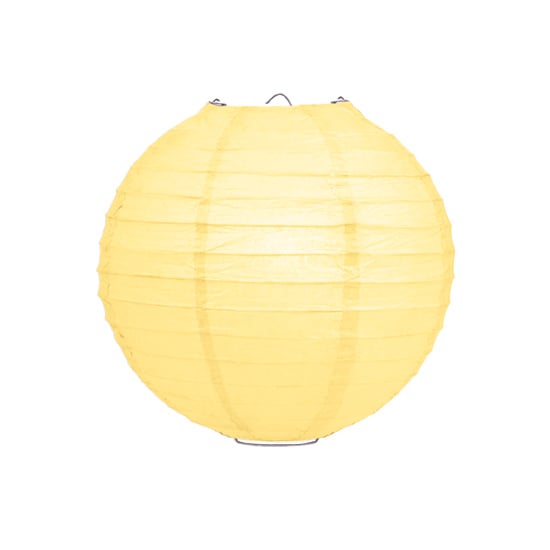 Crème lampion rijstpapier 20 cm