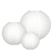 Lampionpakket met 25 witte lampionnen rijstpapier