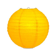 Lampionpakket 35 stuks - ei-gele lampionnen van rijstpapier