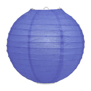 25x donkerblauwe papieren lampionnen van 50 cm