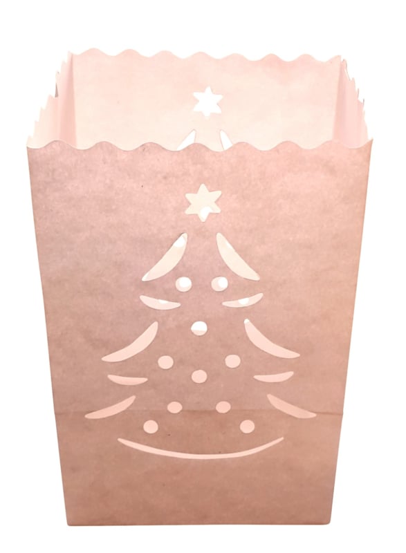 Candlebag Kerstboom - 10 kleine kaarsenzakjes