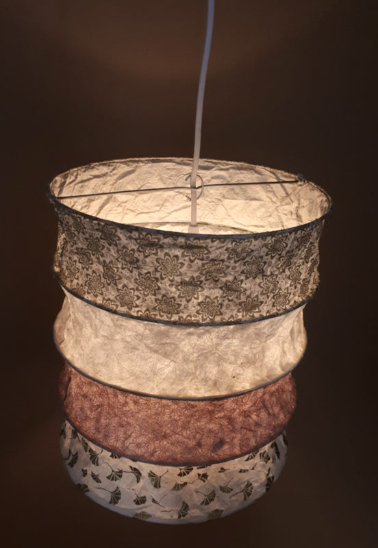 Lokta papieren hanglamp Lagos