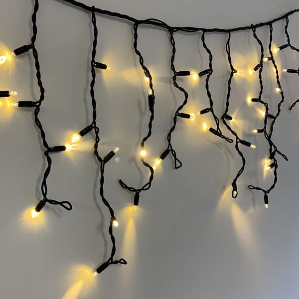 Ijspegel kerstverlichting met knipperfunctie