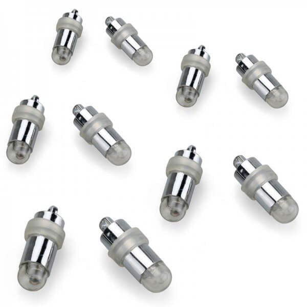 Lampion led lampje koud wit - 10 stuks