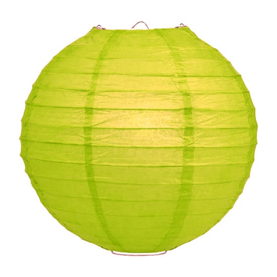 Lichtgroene lampion rijstpapier 50 cm