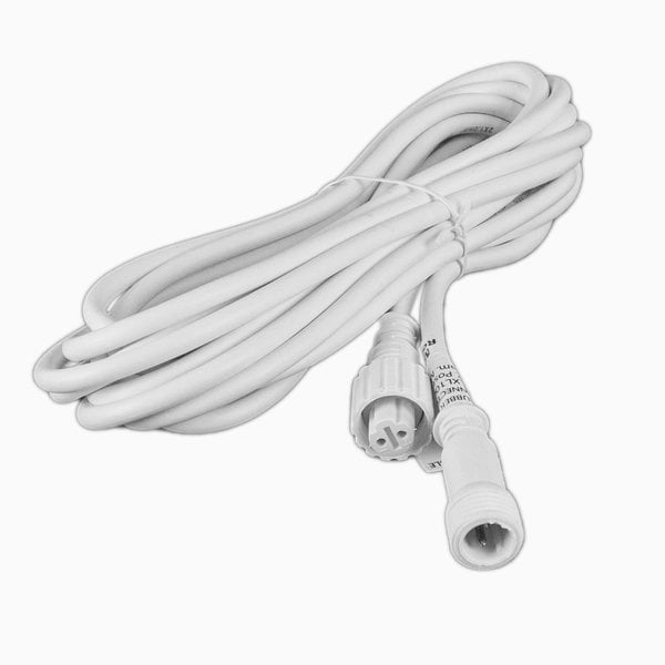Wit verlengsnoer voor koppelbare kerstverlichting - 5 meter