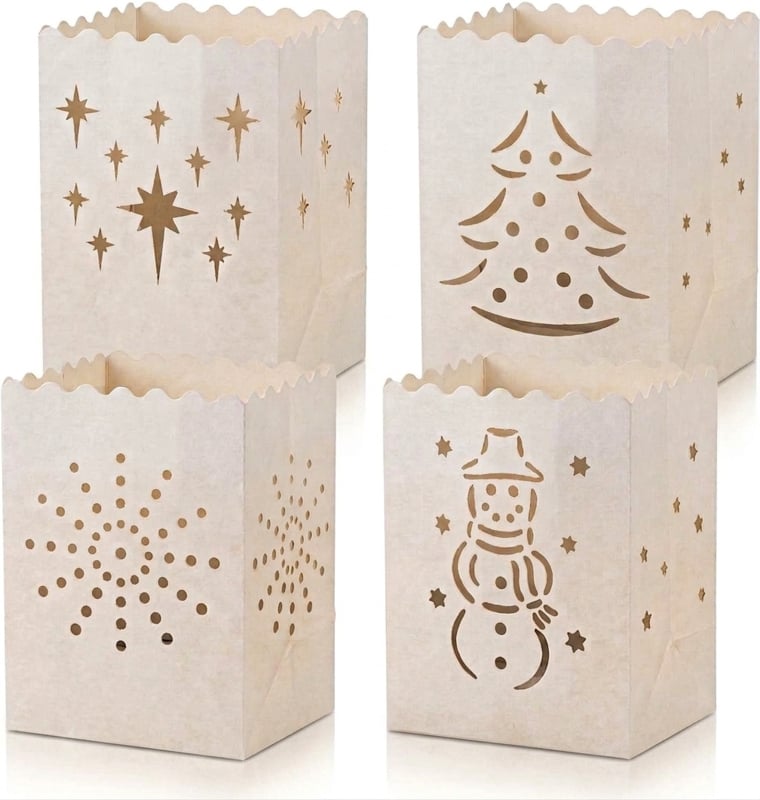Voordeel pakket 40 kleine kaarszakjes - Kerst