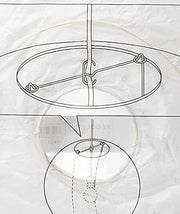 Lokta papier hanglamp Uiltjes