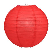Rode lampion rijstpapier 50 cm