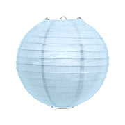 Lampionnenpakket 18 stuks - Blauwe en Witte papieren lampionnen