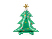 Staande kerstboom folie ballon - 94 cm