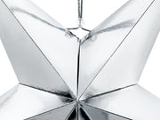 Kerstster zilver van papier - 45 cm