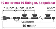 Koppelbare prikkabel zonder lampen