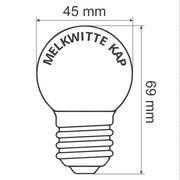 Led lamp warm wit 2650K 1Watt