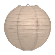 Warm grijze lampion rijstpapier 50 cm