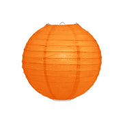 Oranje lampion rijstpapier 20 cm