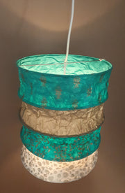 Boho lokta papieren hanglamp Saba