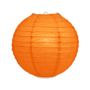 Oranje lampion rijstpapier 35 cm