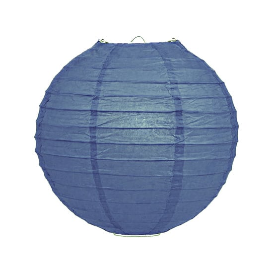 Lampionnenpakket 18 stuks - Blauwe en Witte papieren lampionnen