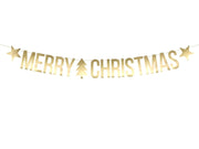 Letterslinger Merry Christmas goud