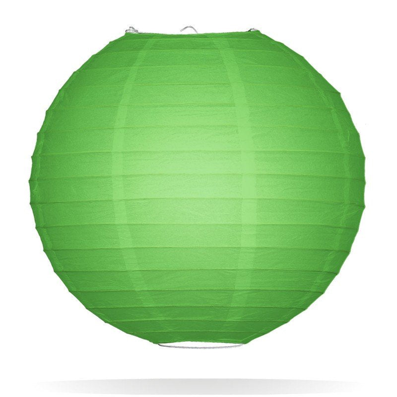 Lampionnenpakket 60 stuks in groen en wit