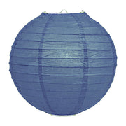 Donkerblauwe lampion rijstpapier 50 cm