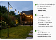 Palen om prikkabel op te hangen