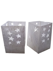 Kerstmix kaarszakjes 5 verschillende designs - 10 stuks