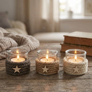 Set 3 waxinelichthouders groot