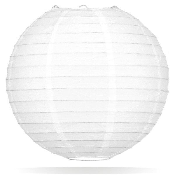 Witte lampion rijstpapier 