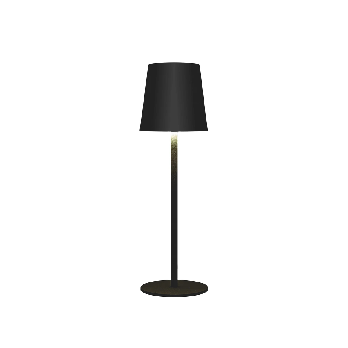 Tafellamp mini zwart oplaadbaar en dimbaar