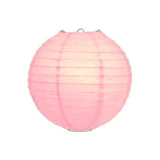 Zacht roze lampion rijstpapier 20 cm