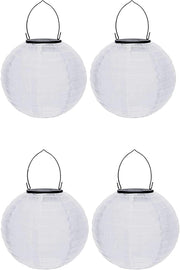 Witte solar lampion voor buiten 30 cm - Zonne-energie