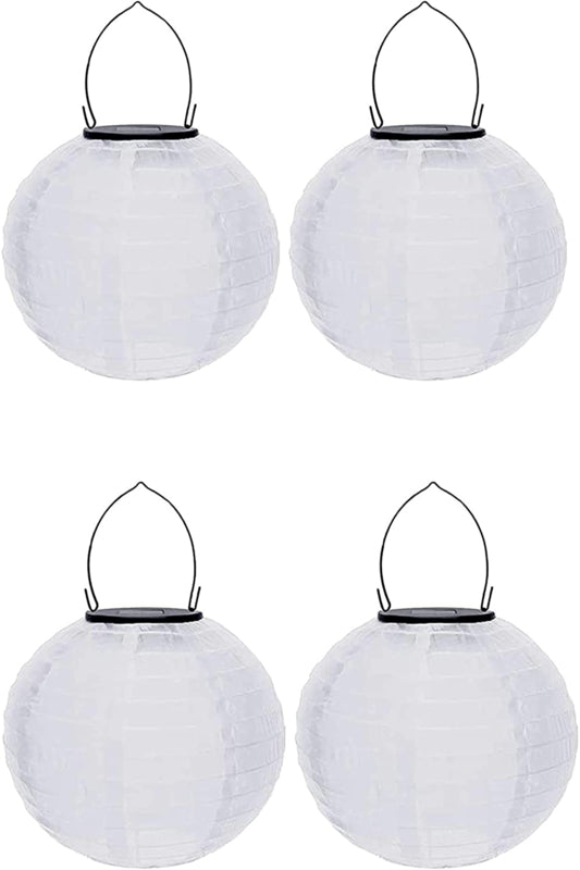 Witte solar lampion voor buiten 30 cm - Zonne-energie