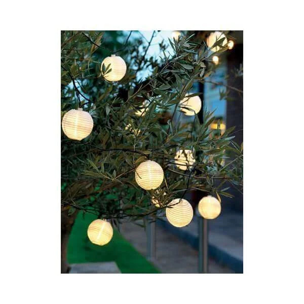 Solar lampionnen slinger met LED verlichting