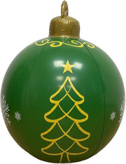 Grote opblaasbare kerstbal 60 cm - Kerstboom