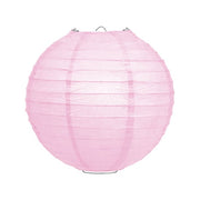 Lampionnen pakket 18 stuks - Fuchsia roze en witte lampionnen