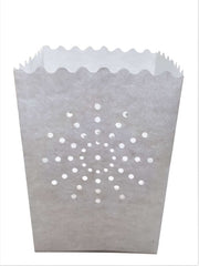 Kerstmix kaarszakjes 5 verschillende designs - 10 stuks