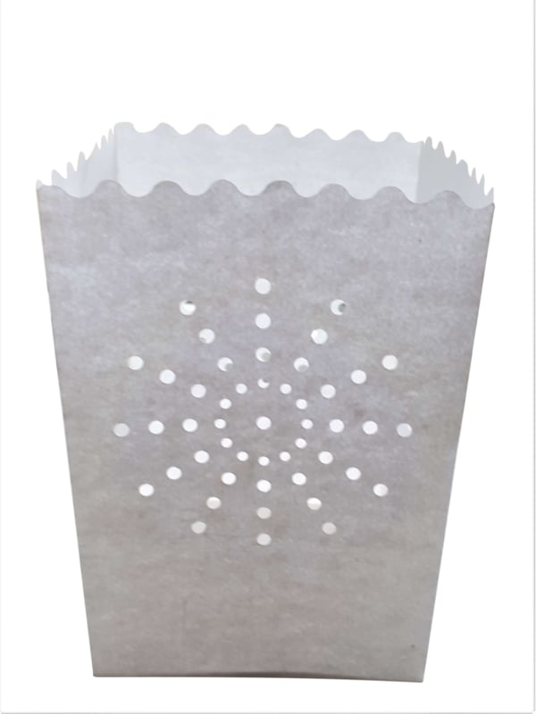 Kerstmix kaarszakjes 5 verschillende designs - 10 stuks