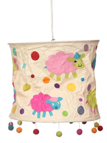 Lokta papier hanglamp Schaap