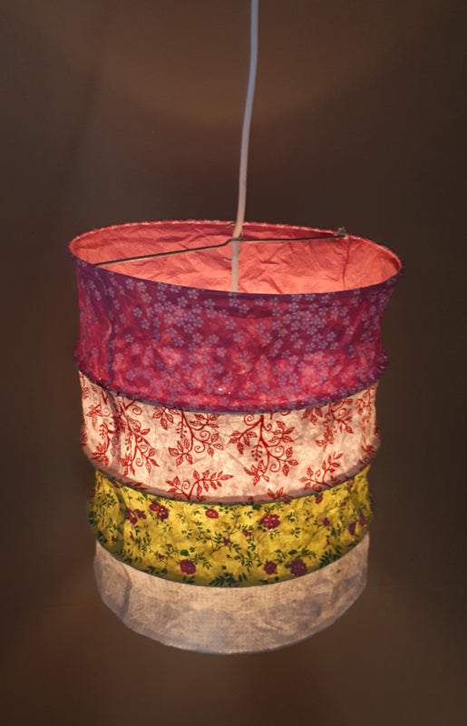 Lokta papieren hanglamp Cadiz