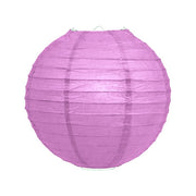Lila lampion rijstpapier 35 cm