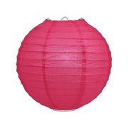 Lampionnen pakket 18 stuks - Fuchsia roze en witte lampionnen