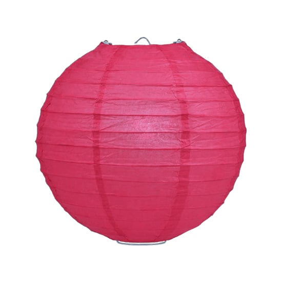 Lampionnen pakket 18 stuks - Fuchsia roze en witte lampionnen